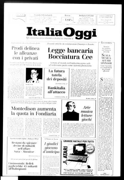 Italia oggi : quotidiano di economia finanza e politica